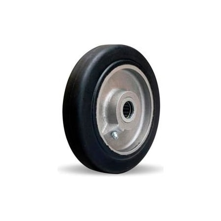 Hamilton Casters Hamilton Neoprene Rubber On Aluminum 6 x 1-1/2 - 3/4" Roller Bearing W-615-NRA-3/4